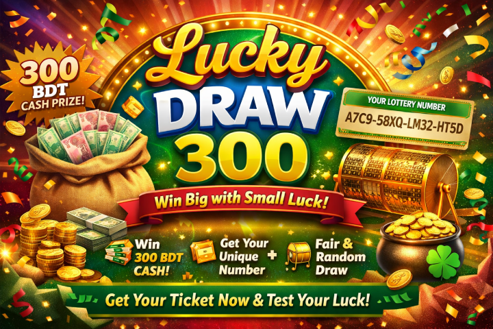 Lucky Draw 300 – Win Big with Small Luck!
